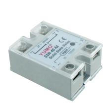 USYUMO SSR-40AA white with plastic cover 24-380VAC load voltage solid state relay